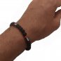 Unisex handmade Palestine Wooden colored Flag beaded Rope Bracelet Wristband
