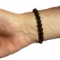 Unisex Palestine silver map pendnat black & white beaded Bracelet Fashion