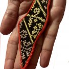 Unique Piece of Palestine Colored Handmade Embroider Map fridge Magnet 13.5*4.5cm