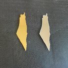 (2) PCS of Palestine Map Sticker Silver & Gold  : Phone Laptop, ...