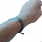 Unisex Palestine silver map pendnat unique shining beaded Bracelet Fashion