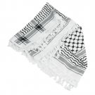 Unisex High Quality Polyester Unisex Palestine Black and White Kufiyyeh hadab Unisex High Quality Polyester Unisex Palestine Black and White Kufiyyeh hadab