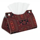Palestine Tatreez Tissue Box Cover Leather Tissue Box Holder