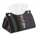Palestine Tatreez Tissue Box Cover Leather Tissue Box Holder