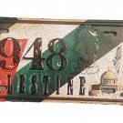 Unique piece of Palestine fridge magnet plate design Unique piece of Palestine fridge magnet plate design