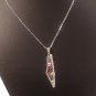 Palestine colored fancy Map pendant Silver Metal leather necklace