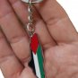 Palestine Metal Map colored flage design keychain