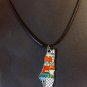 Palestine unique Unisex Jerusalem map design pendant necklace