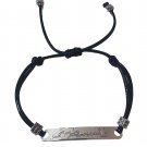 handmade Palestine Unisex adjustable فلسطينيword engraved leather rope bracelet