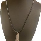 Palestine unique silver Unisex pendant leather necklace فالله خيرا حافظا