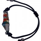 Palestine unique Unisex Jerusalem map pendant adjustable leather bracelet Palestine unique Unisex Jerusalem map pendant adjustable leather bracelet