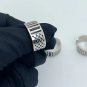 Palestine unique Silver shemag design Adjustable stainless steel Ring