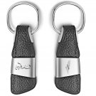 Elegant Palestine word in Arabic & Map design leather Stainless Steel keychain