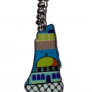 Palestine multicolor Map design Metal keychain Palestine multicolor Map design Metal keychain