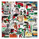 Palestine (50) pcs assorted stickers containing unique different pictures Palestine (50) pcs assorted stickers containing unique different pictures
