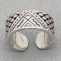 Desert Luxe Duo: Gold & Silver stainless steel Adjustable kofyia Rings