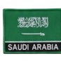 Flag Embroidered Patch-National Saudi Arabia Pride Iron-On Sew-On Badge