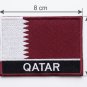 Flag Embroidered Patch-National QATAR Pride Iron-On Sew-On Badge