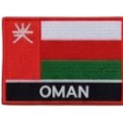 Flag Embroidered Patch-National OMAN Pride Iron-On Sew-On Badge Flag Embroidered Patch-National OMAN Pride Iron-On Sew-On Badge