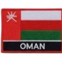 Flag Embroidered Patch-National OMAN Pride Iron-On Sew-On Badge
