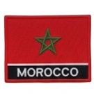 Flag Embroidered Patch-National MOROCCO Pride Iron-On Sew-On Badge Flag Embroidered Patch-National MOROCCO Pride Iron-On Sew-On Badge