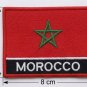 Flag Embroidered Patch-National MOROCCO Pride Iron-On Sew-On Badge