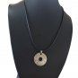 Palestine antique coin pendant 50 cm leather necklace