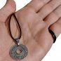 Palestine antique coin pendant 50 cm leather necklace