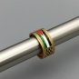 Palestine unique Gold shemag design Adjustable stainless steel Ring