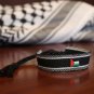 The Ultimate Adjustable Palestine Flag fashionable Black Bracelet