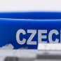 Bundle & Save Pcs Of (2) Unisex Czech Republic Flag Silicone Wristband Bracelet
