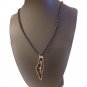 Palestine unique Unisex pendant leather necklace Palestine word in Arabic ÙÙØ³Ø·ÙÙ