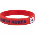 Bundle & Save Pcs Of (2) South Korea Silicone Wristband Bracelet Flag Design. Bundle & Save Pcs Of (2) South Korea Silicone Wristband Bracelet Flag Design.