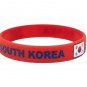 Bundle & Save Pcs Of (2) South Korea Silicone Wristband Bracelet Flag Design.
