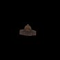 Palestine Al aqsa Mosque Brooch  gold dome design 3 x 2cm