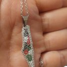 Palestine stainless steel Unisex Silver map design pendant 60 cm necklace Palestine stainless steel Unisex Silver map design pendant 60 cm necklace