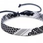A Set Of 2 Pieces (Red & Black) Palestine Shemagh design Adjustable bracelet