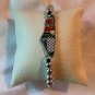 Palestine unique Unisex  Jerusalem map pendant Silver beaded adjustable bracelet