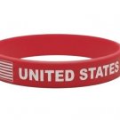 Bundle&Save Pcs Of (2) United States Of America Flag Silicone Wristband Bracelet Bundle&Save Pcs Of (2) United States Of America Flag Silicone Wristband Bracelet