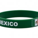 Bundle & Save PCS of (2) Mexico Silicone Durable Bracelet with National Flag. Bundle & Save PCS of (2) Mexico Silicone Durable Bracelet with National Flag.