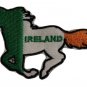 Set of (2) Irish Flag Galloping Horse Embroidered Patches – Premium Applique.
