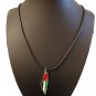 Reflections of Palestine: A Silver Framed Map necklace with Stainless Steel
