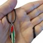 Reflections of Palestine: A Silver Framed Map necklace with Stainless Steel