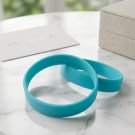 Six Pcs Of (Aqua Active Premium Silicone Wristband Bracelet).