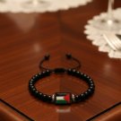 handmade Palestine Unisex colored wood flag beaded bracelet wristband handmade Palestine Unisex colored wood flag beaded bracelet wristband