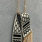 Palestine unique Silver pendant shemag design  metal chain necklace