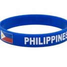 Bundle & Save Pcs Of (2) PHILIPPINES Flag Silicone Wristband Blue Bracelet. Bundle & Save Pcs Of (2) PHILIPPINES Flag Silicone Wristband Blue Bracelet.