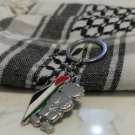 Premium Palestine Flag Map Handalah Keychain - Stainless Steel Metal Premium Palestine Flag Map Handalah Keychain - Stainless Steel Metal