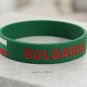 Bundle & Save Pcs Of (2) Unisex Bulgaria Flag Silicone Green Wristband Bracelet