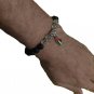 Palestine Unisex adjustable coloured map design beaded bracelet wristband